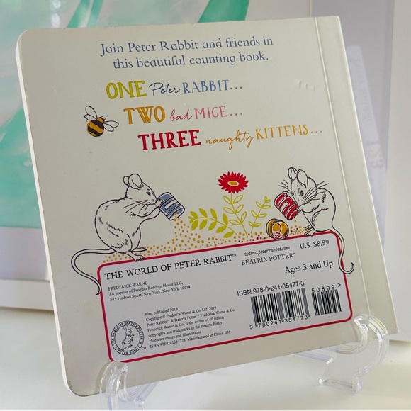 Peter Rabbit 123 A Counting Book Baby Board Book - Picture 16 of 16